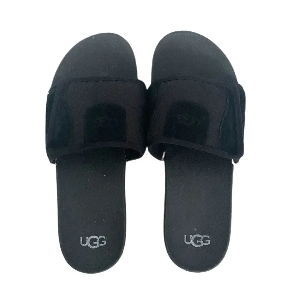 UGG Unisex Kids Black Slide Slip-On Beach Sandal Youth Size 6